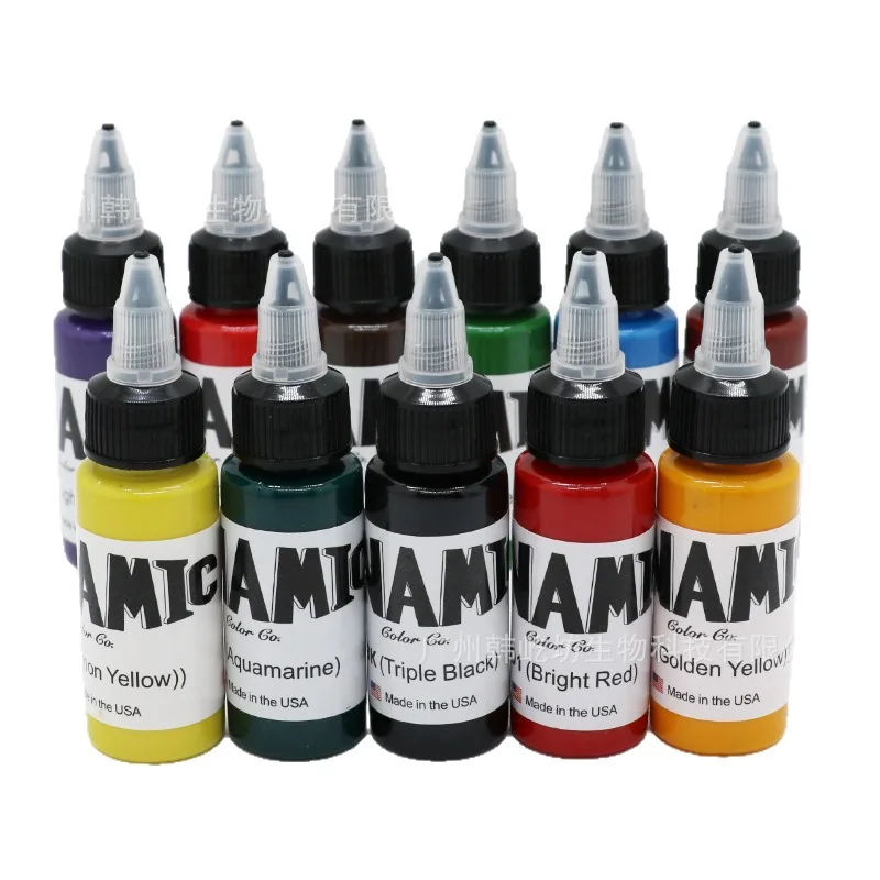 

14-color Set Diane Tattoo Products 1oZ Pigment Tattoo Pigment Tattoo Pigment Semi-permanent Equipment Accessories Supply New