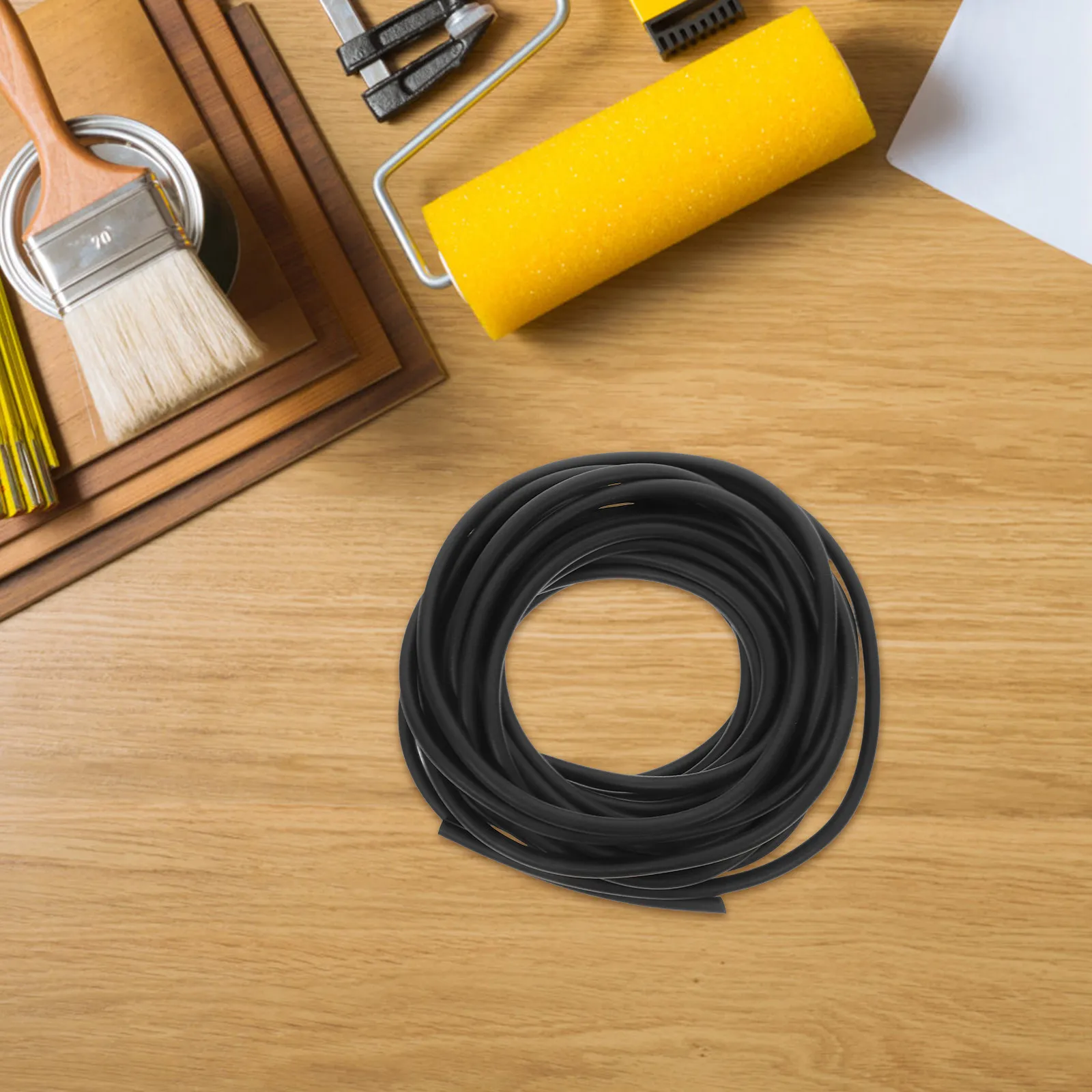 1 Roll Round Rubber Sealing Strip for Gaps Filling Auto Weather Stripping Door Edge Protection Strip Shower Door Seal Car Bumper