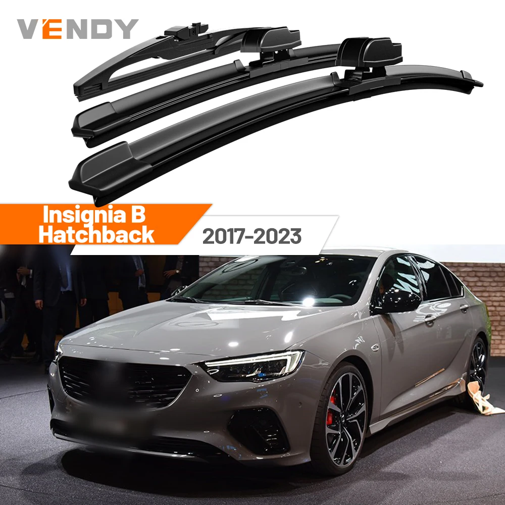 

For Opel Insignia B Hatchback 2017-2023 2018 2019 2020 Front & Rear Windshield Wiper Blades Windscreen Wipers Set Accessories