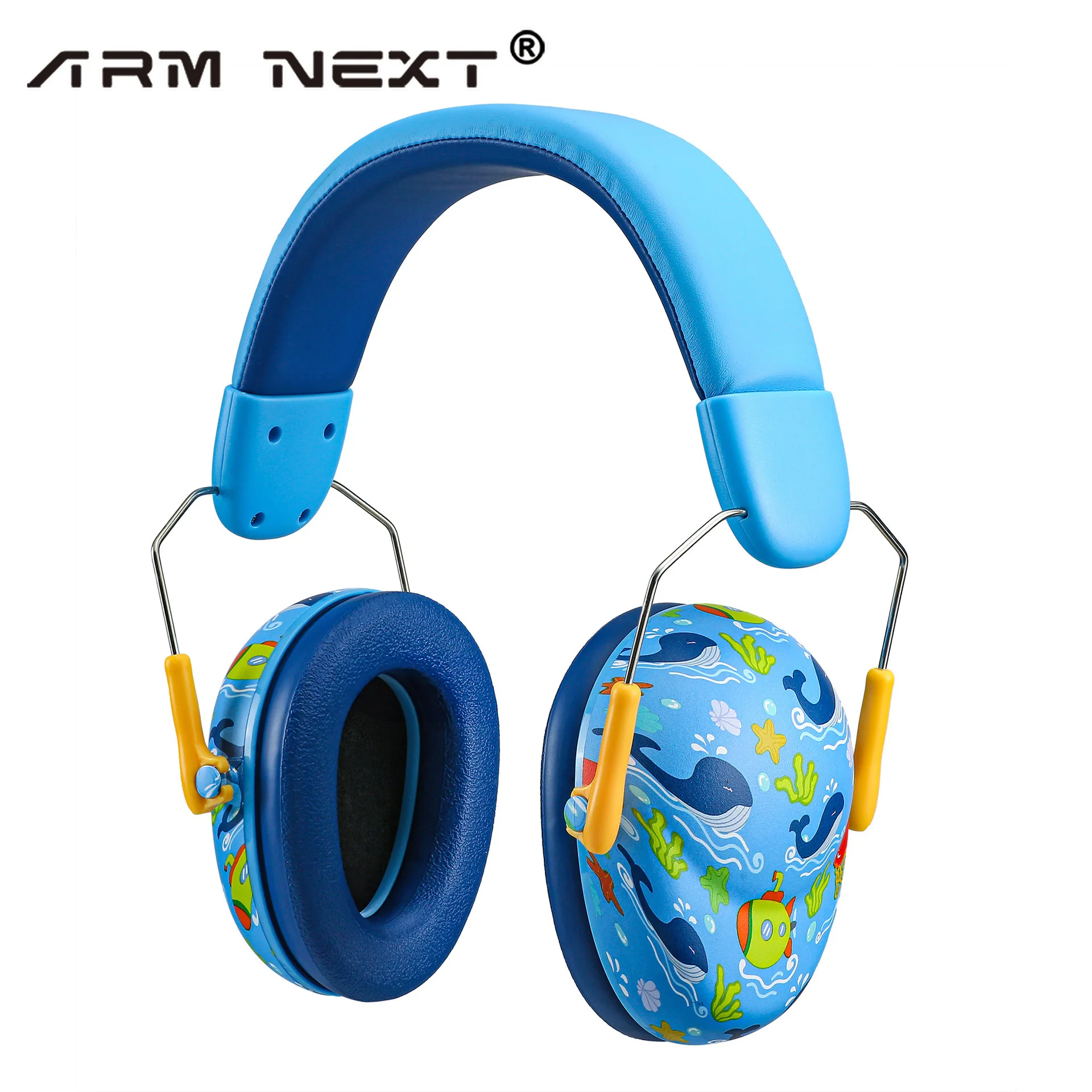 Anti-noise Earmuffs Child Ear Protector Hearing Sleeping Headphones Tactical Headset Cartoon ABS For Children Noise Reduction