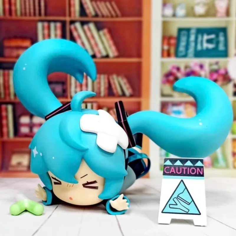 Falling Hatsune Miku Mysterious Box Vocaloid Anime Model Girls Fufu Figure Doll Ornaments Action Figurines Miku Blind Box Gifts