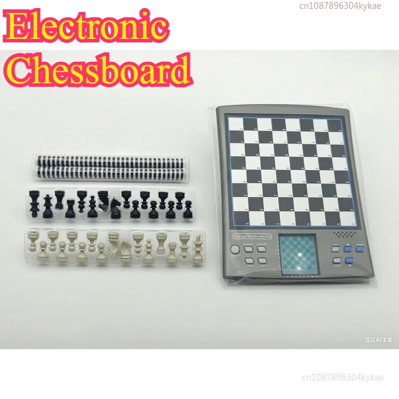 Beginners Chess Computer Electronic Board with Talking English Germany Magnetic Chess Pieces Self Teaching Program
