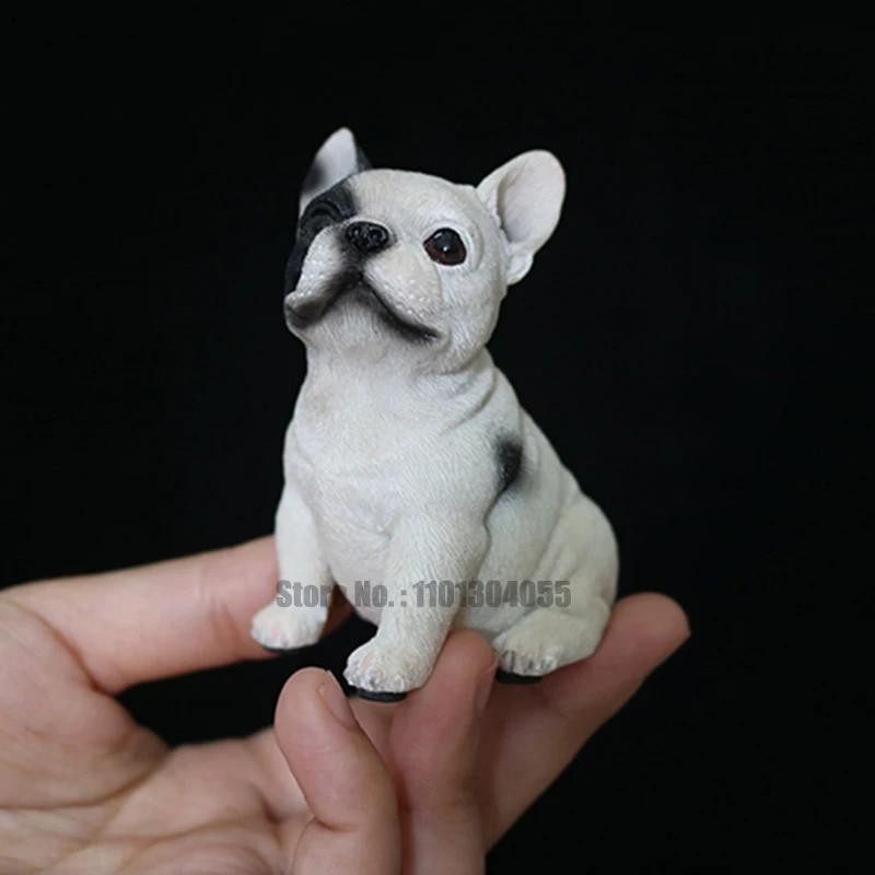 

Resin French Bulldog Silicone Mold Car Fragrance Gypsum Diffuser 3D Dog Mold DIY Simulation Animal Epoxy Puppy Casting Molds