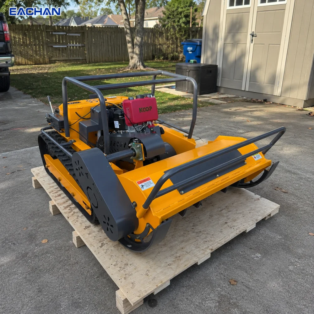 Free delivery remote-controlled crawler lawn mower, all-terrain lawn trimmer, CE EPA customizable models available