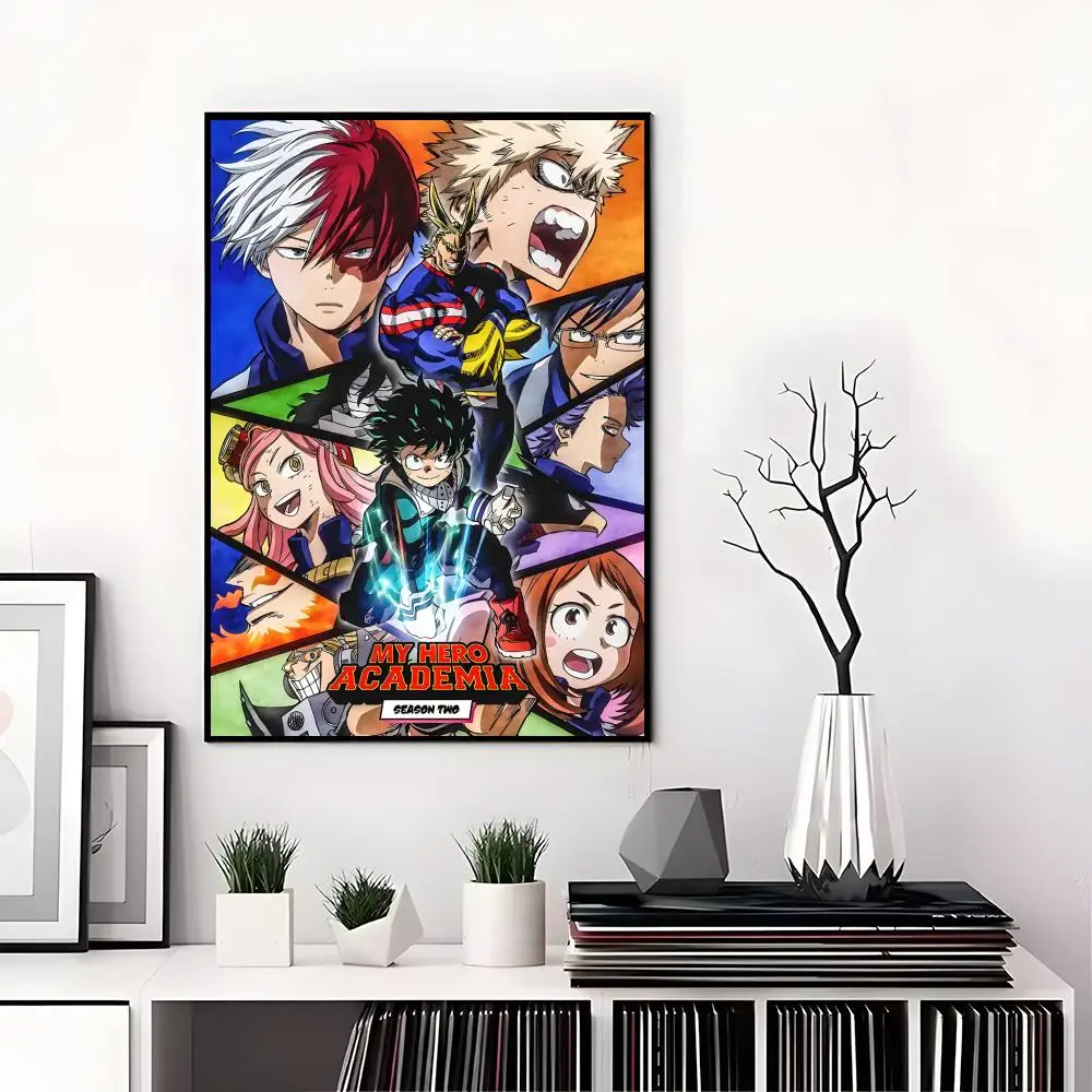 M-My Hero Academia Poster Hochauflösende Poster-Aufkleber, geeignet für Schlafzimmer, Wohnzimmer, Heimdekoration – Detail 6