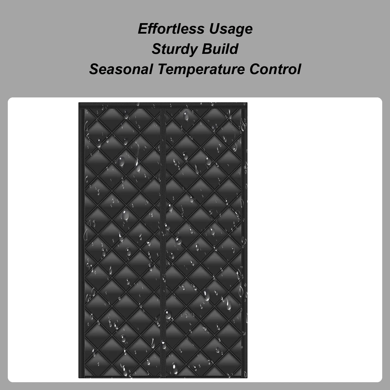 

Изолированная дверная крышка, ветрозащитная, пылезащитная, 33X80 дюймов, магнитная изоляционная крышка для складных дверей, защита для путешествий на открытом воздухе