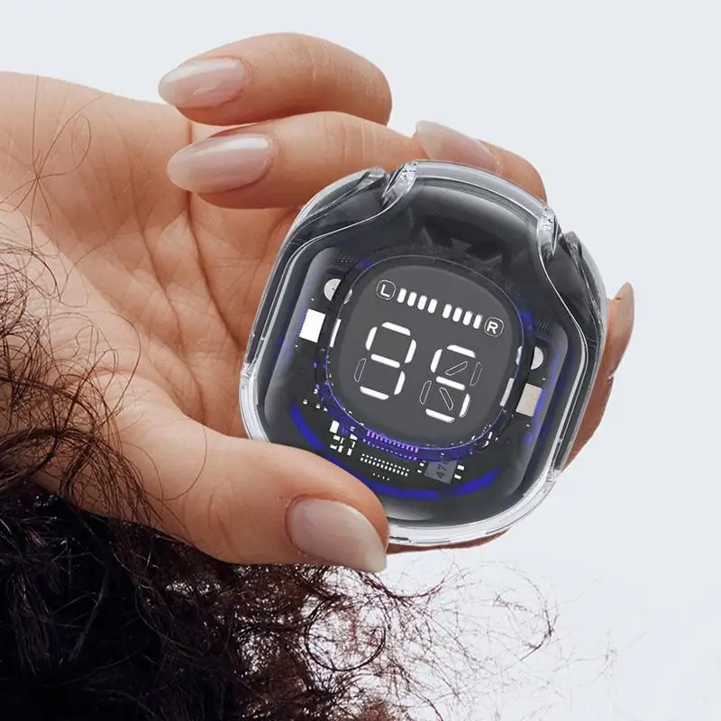 سماعات داخل الأذن سماعات أذن لاسلكية داخل الأذن مع شاشة رقمية سماعات أذن لاسلكية للهواتف المحمولة والأجهزة اللوحية