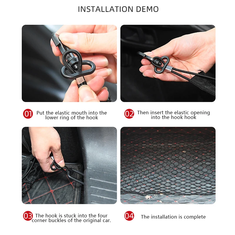 Car Trunk Net For Toyota Corolla E210 2020-2025 Hatchback Saloon Storage Bags Mesh Car Rear Luggage Organiser Auto Accessories view 6