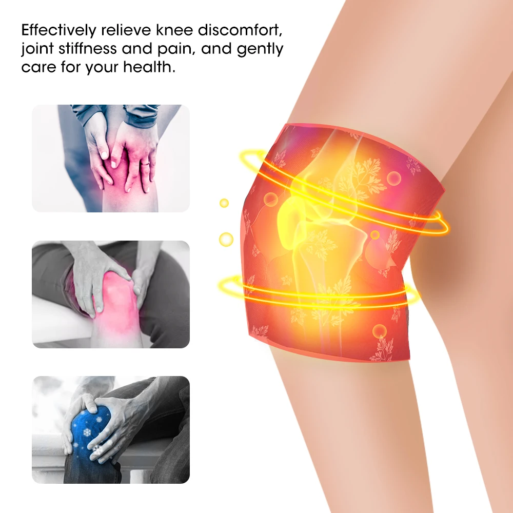

Одноразовая согревающая паста для колена из полыни с сумешей сафлора и имбиря, нетканый материал, облегчение коленного дискомфорта, жесткости суставов