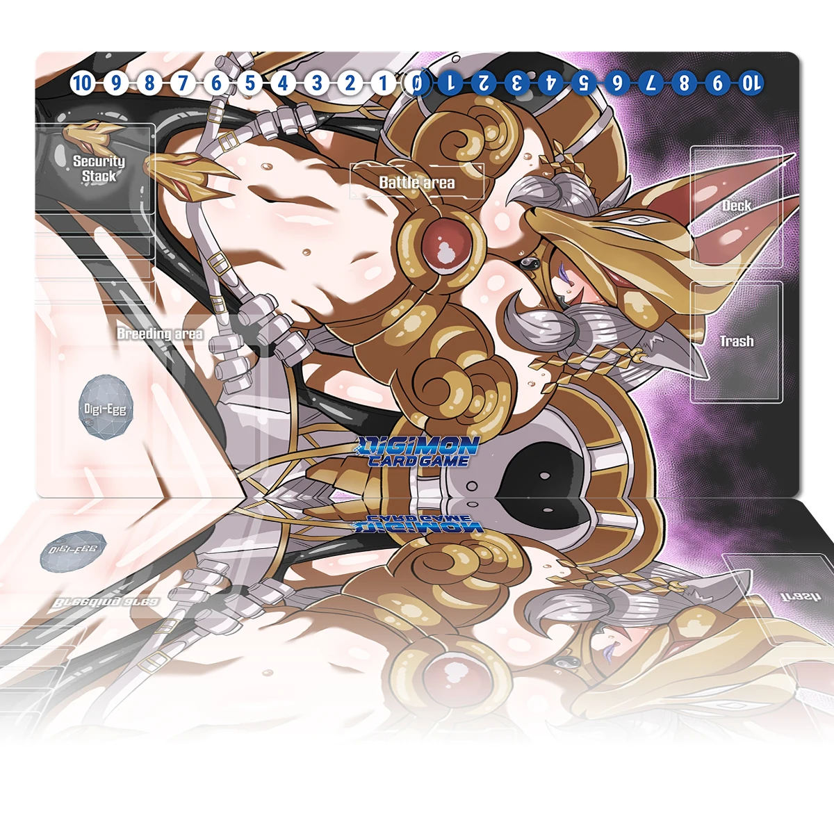 

Digimon Playmat Sakuyamon DTCG CCG Board Game Mat Trading Card Game Mat Anime Mouse Pad Desk PadGaming Accessories Zone Free Bag