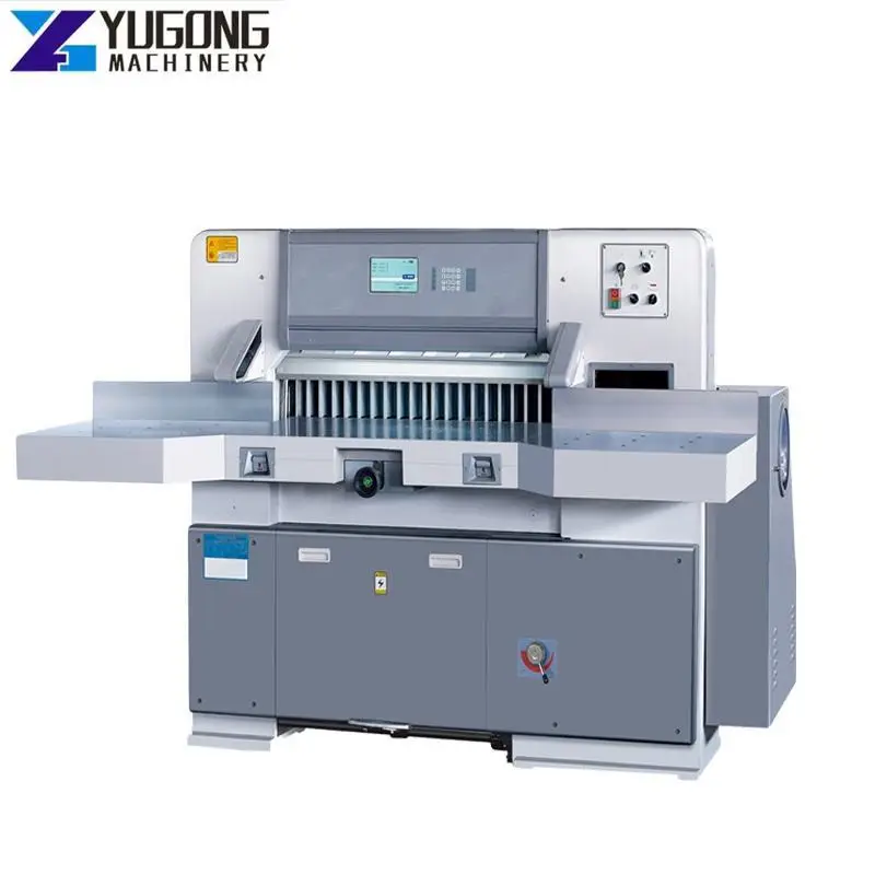 YG High Precision Factory Price Worm Gear Driving Computerized Guillotine Polar Paper Cutter