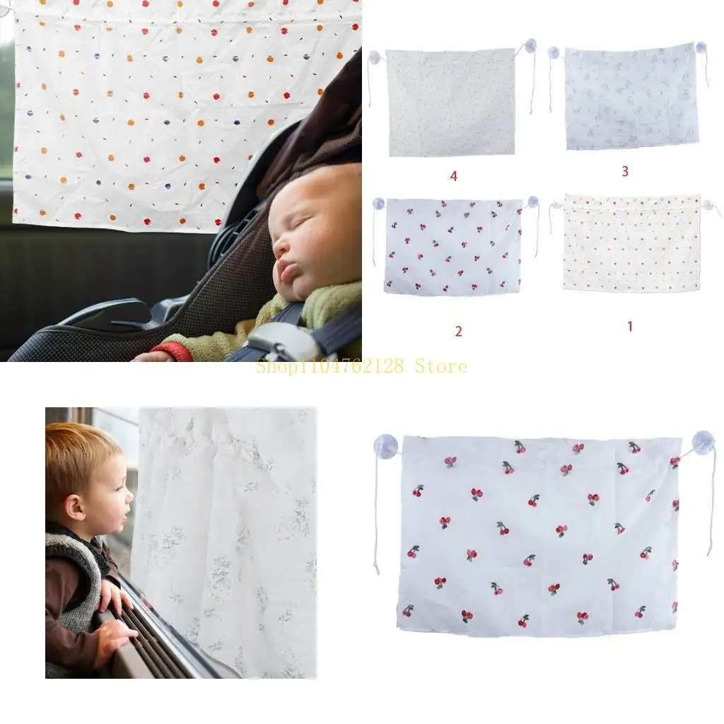 Cute Floral Car for Sun Shade Side Window Curtain Auto Foldable UV for Protection Privacy Sunshades Window Drapes best sale