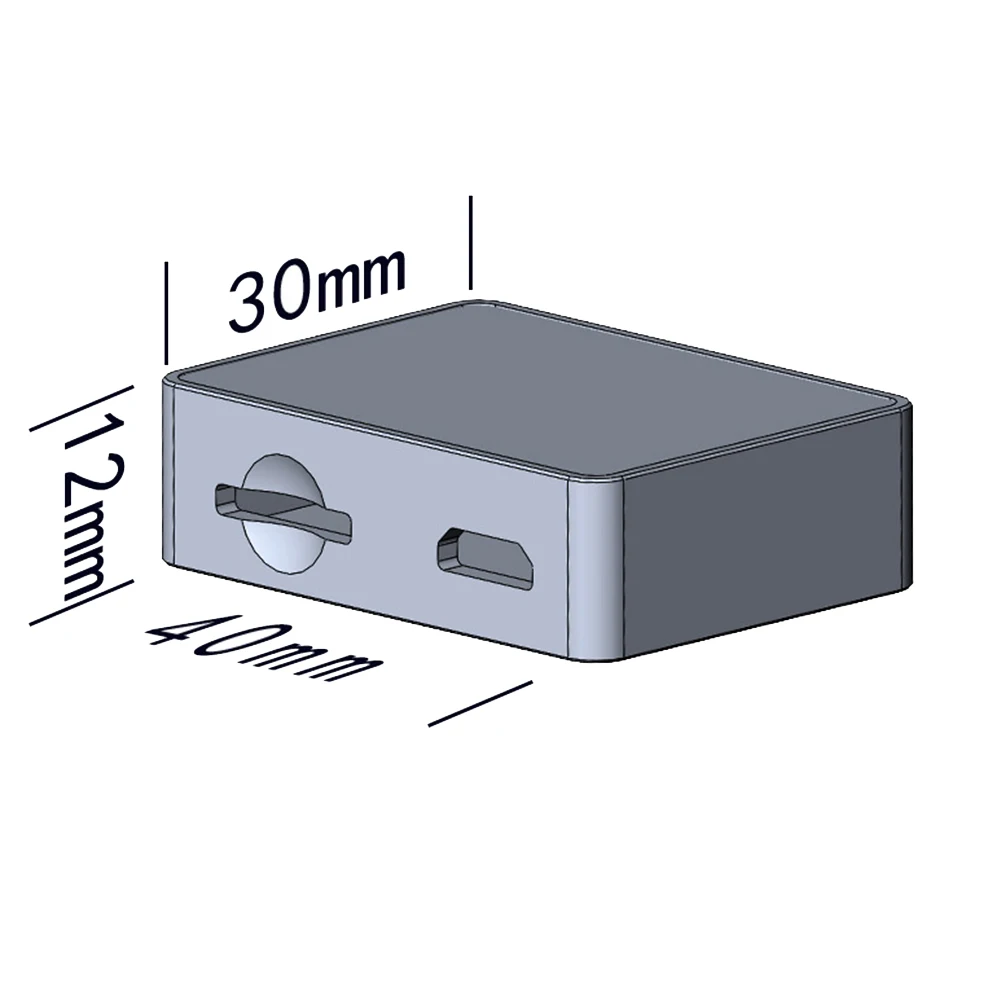 AB53 1 Pcs Voice Activated 1.3 Inch Music Spectrum VU Meter Aluminum Alloy Shell Plug-In Version