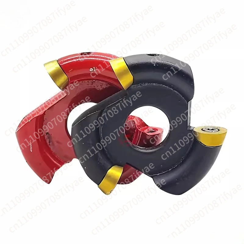 Root engraving embryo forming knife three-tooth spatula discarded root engraving knife alloy blade angle grinder milling cutter