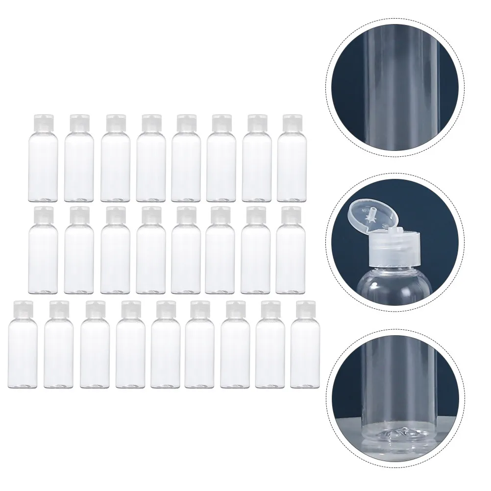 

25Pcs Shampoo Bottle Premium Clamshell Lotion Sub Container for Travel Bath Cream Essential Oils Multipurpose Dispensing Bottle