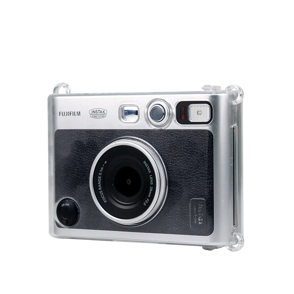 Nouveau Portable Transparent Caméra Cas pour FUJIFILM Instax Mini EVO Étanche À La Poussière Transparent Coque De Protection Pratique Léger