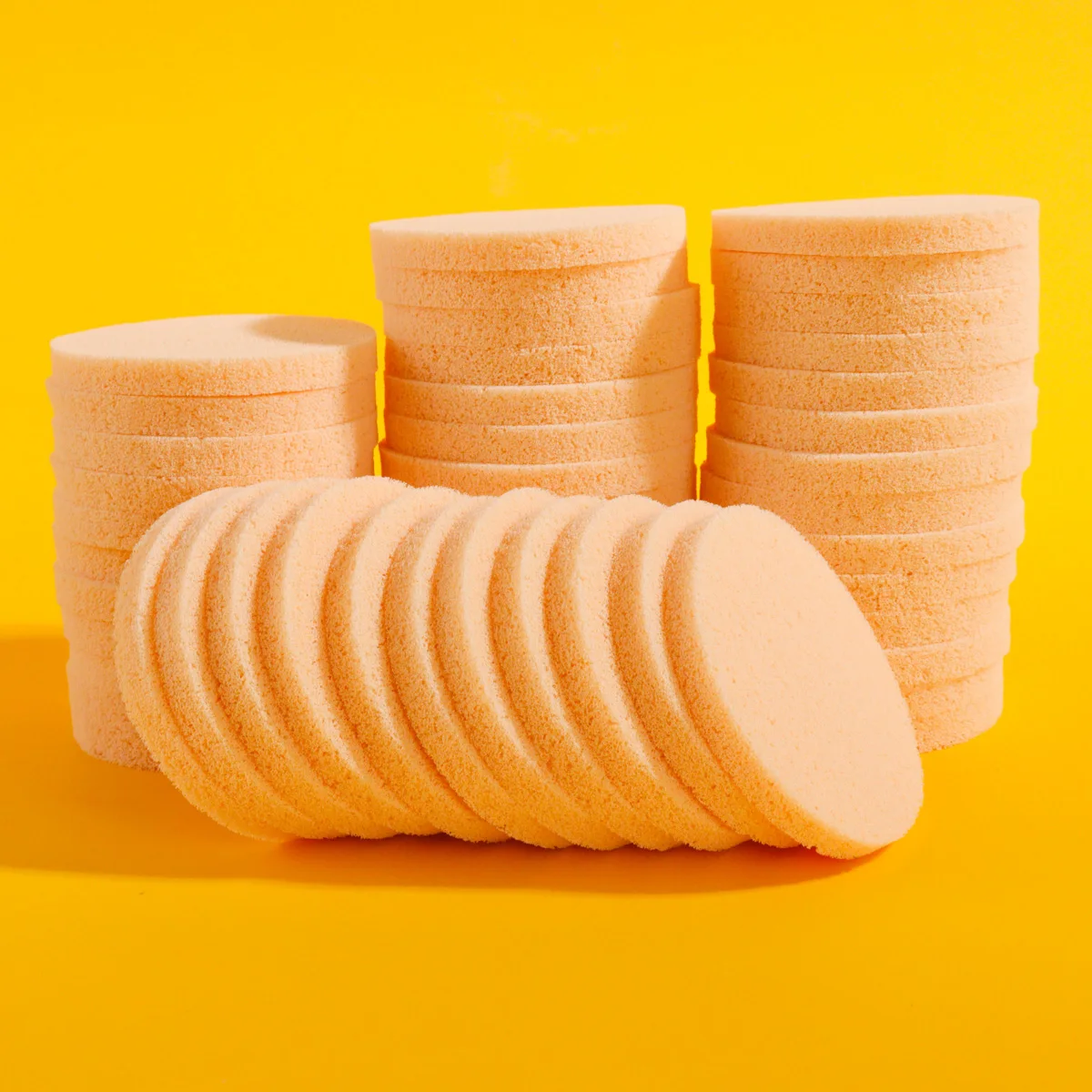 Esponja redonda para maquillaje facial, almohadillas de aire, herramienta de maquillaje lavable, cosmética, 10/100/200/300 piezas