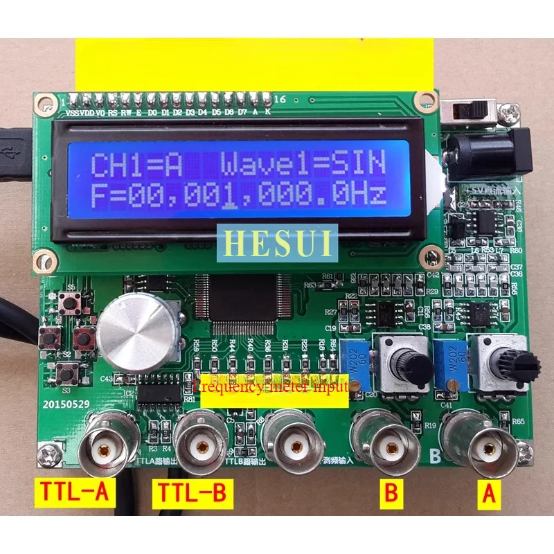 WYD2010 DDS signal generator module independent dual channel