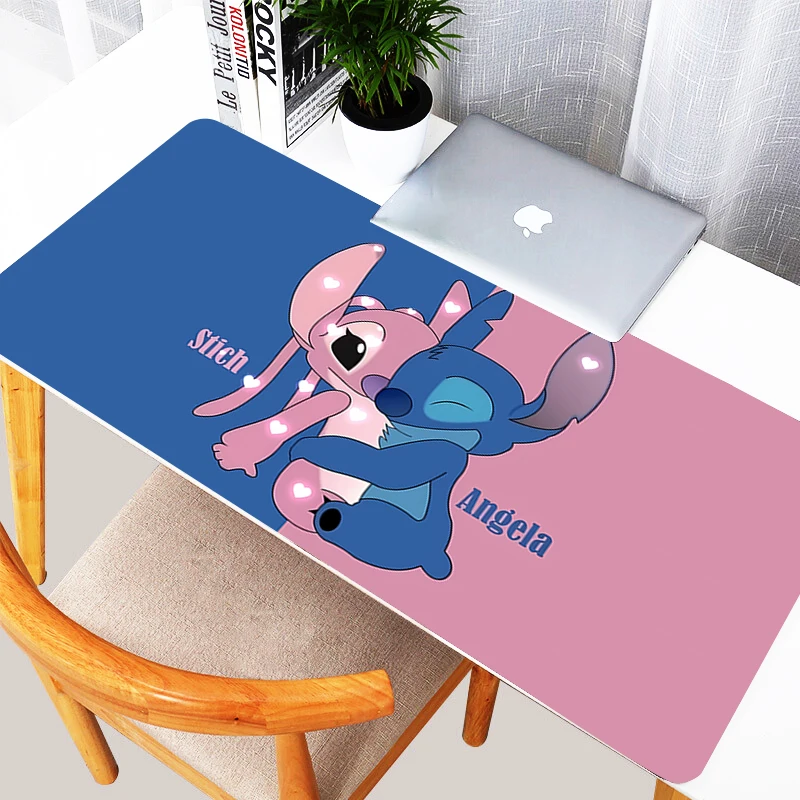 Imagem -03 - Ponto Kawaii Gaming Mouse Pad Esteira de Mesa Tapete de Teclado Grande Esteira de Mesa de Computador Presente da Menina Xxl