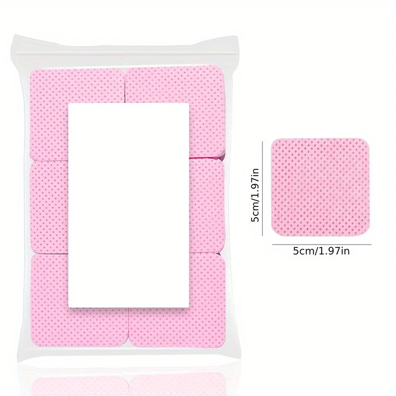 Nail Wipes Nail Polish Remover Eyelash Extension Glue Cleaning Wipes Absorbent Soft Removal Tool for Nail Art