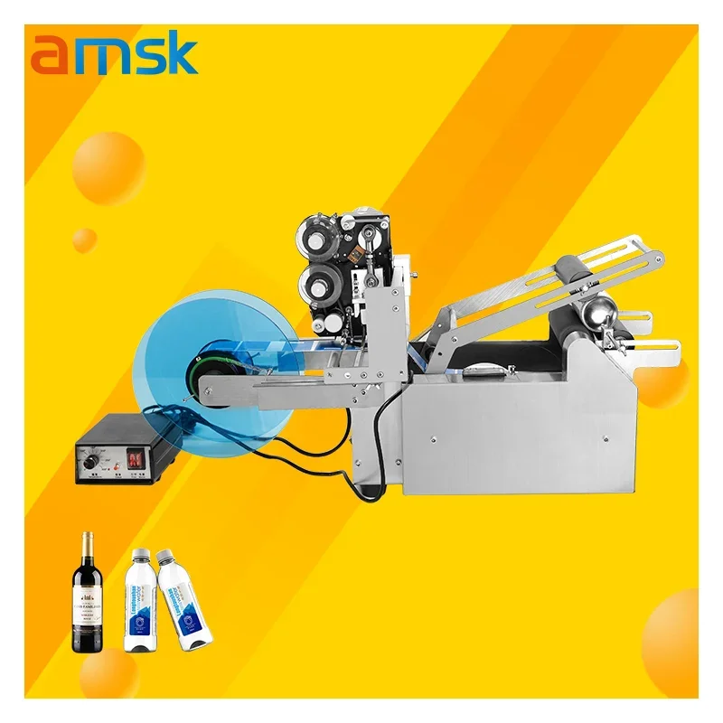 

MT-50D Cheap Price Semi-Auto Cosmetic Jar Labeling Machine With Date Coding Printer Bottles Food Beverage Application Motor Core