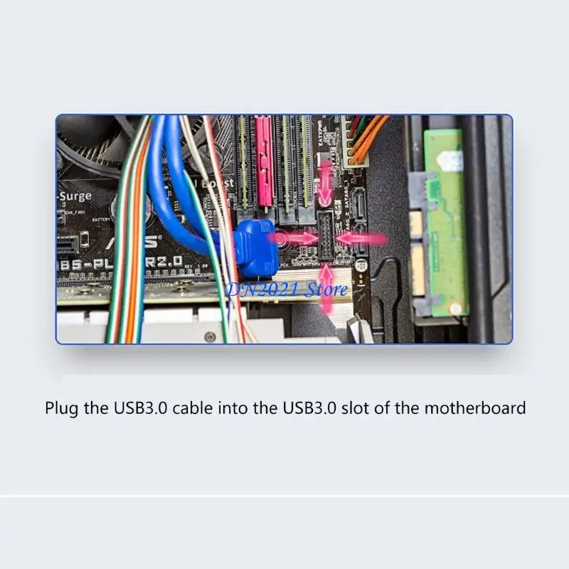 

F3KE 2.5/3.5" Internal HDD SSD for Case Box MR-6203 Dual USB Optical Drive Mobile Rack Station Hard Disk Enclosure for PC