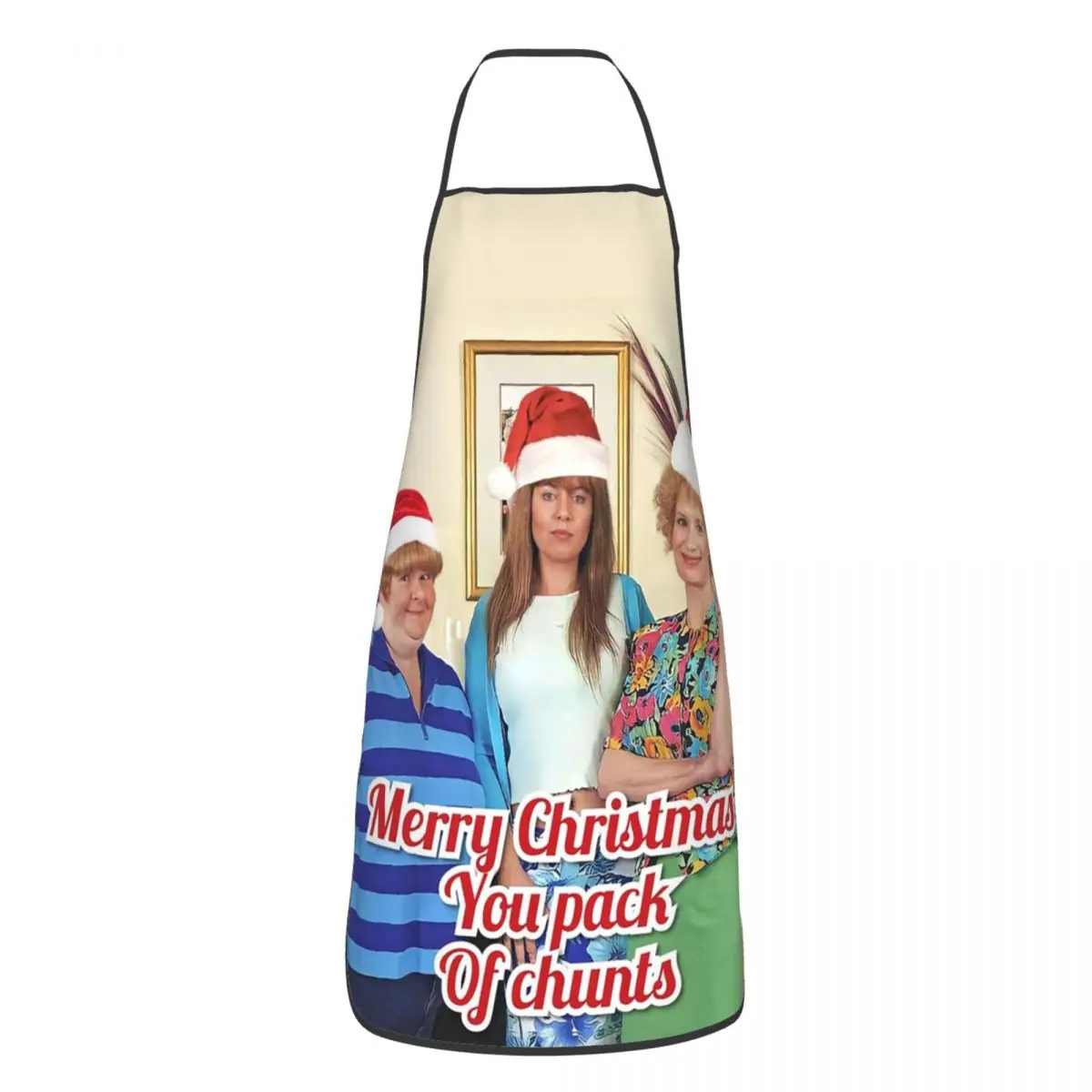 Copy Of Merry Christmas You Pack Of Chunts Apron Chef Cooking Baking Tablier Sleeveless Bib Kitchen Cleaning Pinafore Women Men