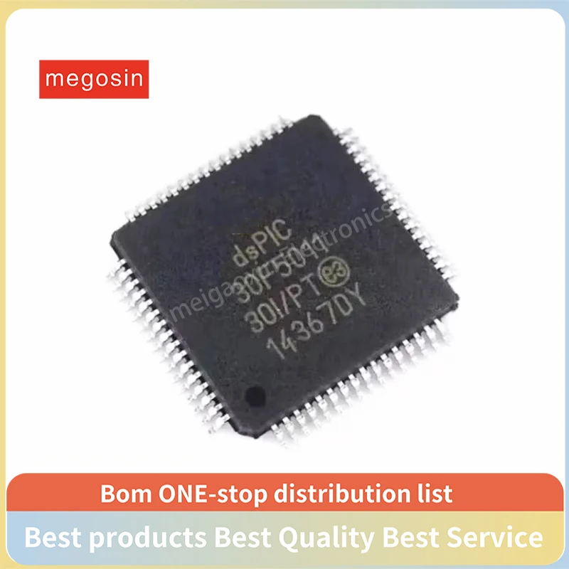 1pcs/lot DSPIC30F5011-30I/PT DSPIC30F5011 TQFP-44 Microcontroller chips in stock