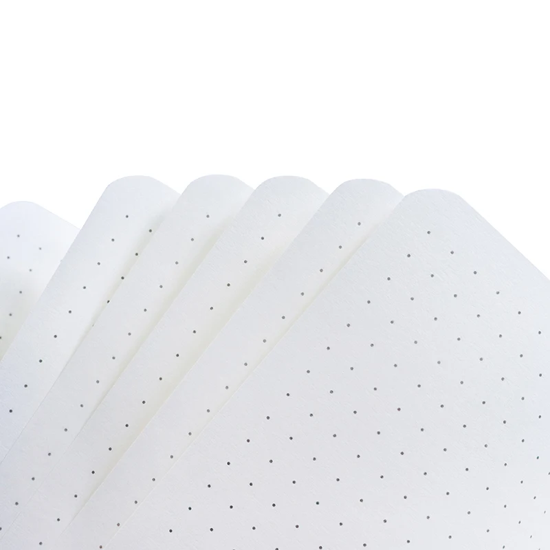 A5 Cloth Cover Dotted Inner Notebook Journal 100 GSM Ivory White Paper Diary for Students Office&School Stationery Supplies