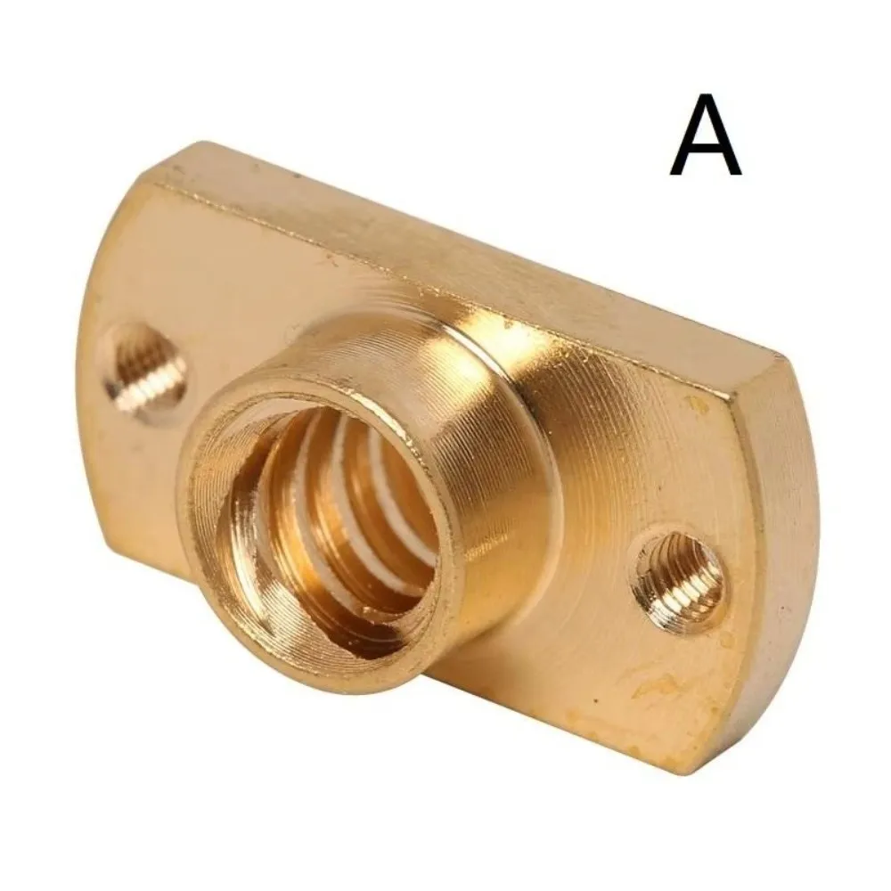 Flange Design T8 Lead Screw Nut Low Friction Wear Resistant Trapezoidal Screw Nut Precision Thread 3D Printer Nut