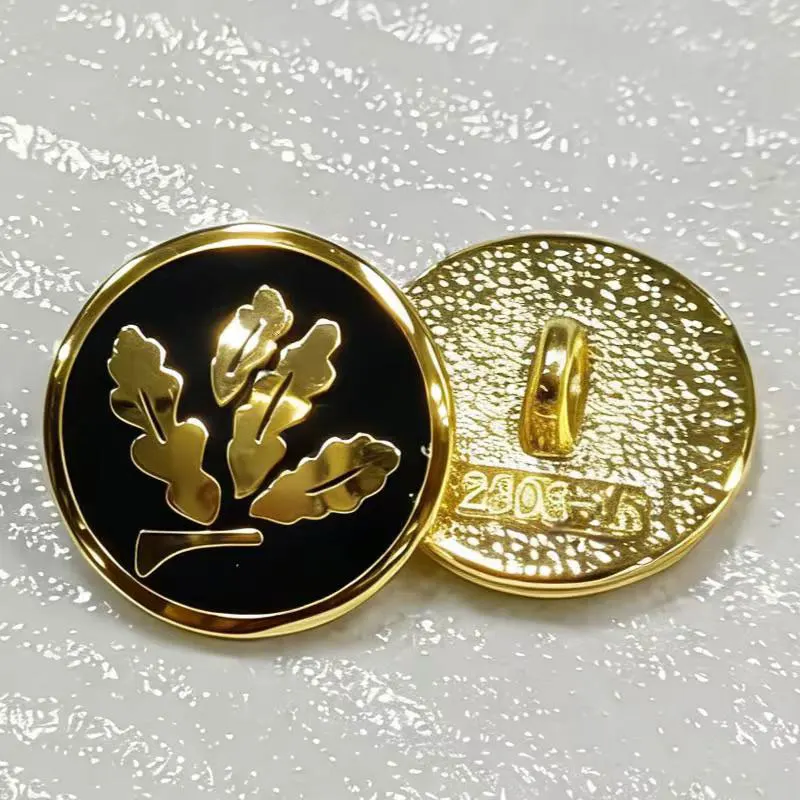 10 Stück 15/20mm Gold Metallknöpfe für Damenbekleidung, Manschetten, Ausschnitte, DIY Nähen, Handarbeit, Accessoires, Nähknöpfe – Detail 5