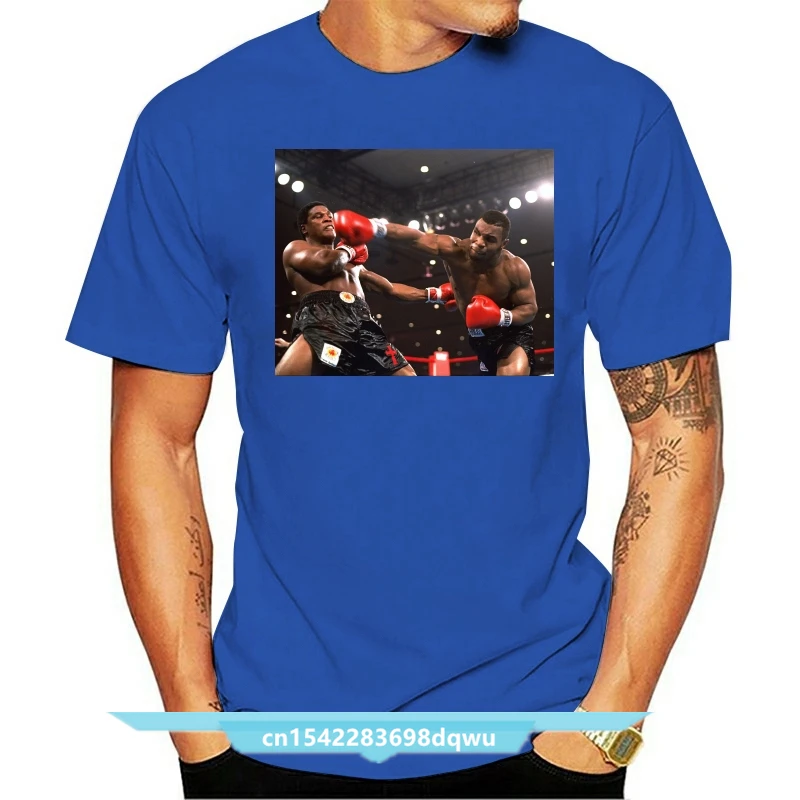 

MIKE T SHIRT Boxing Photo Poster Tee SMALL MEDIUM L Or XL
