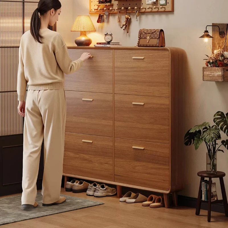 

Vertical Entrance Hall Shoe Cabinet Designer Luxury Nordic Ultra Thin Shoe Cabinet Storage Organizer Gabinete Home Furniture