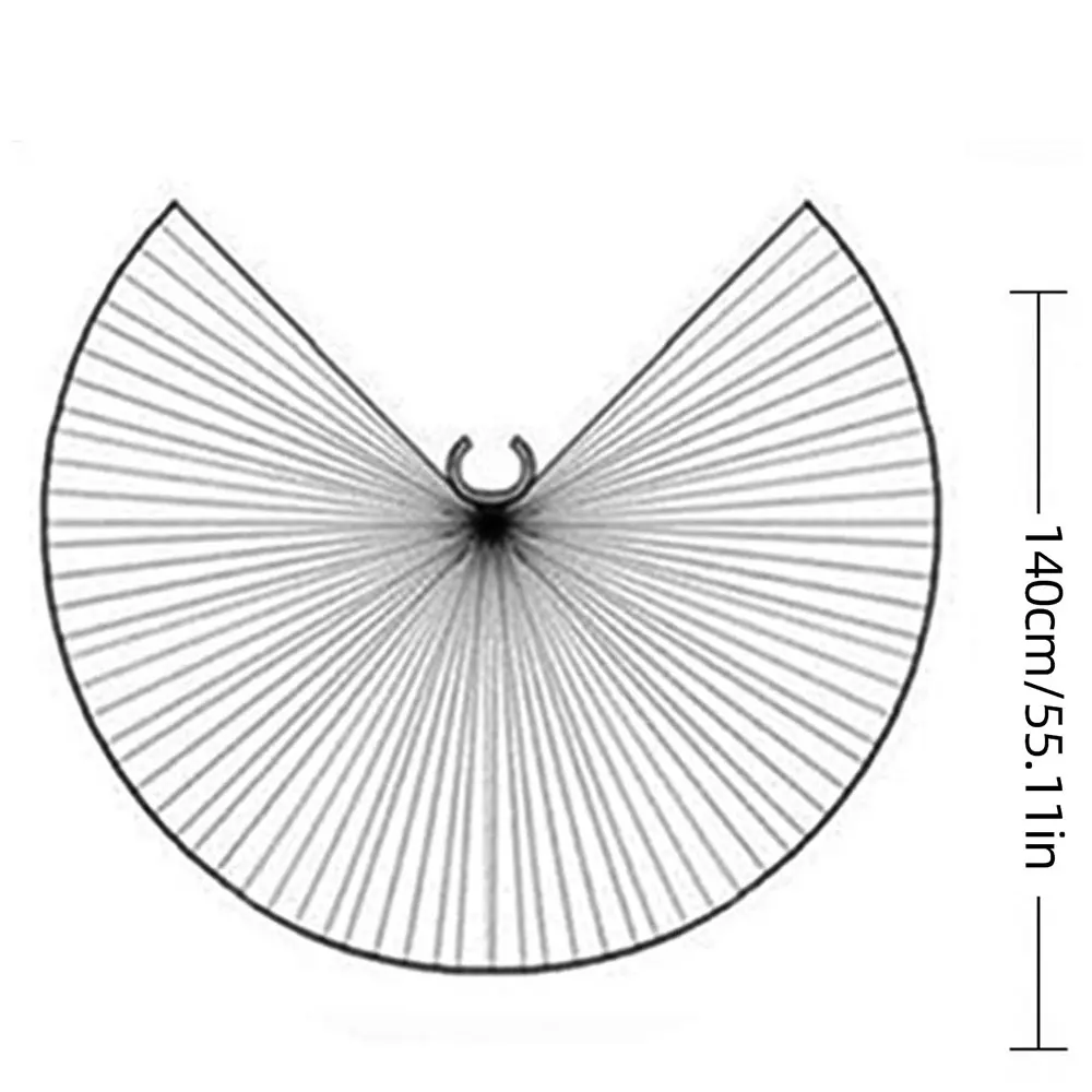 أجنحة رقص بيضاء نقية، دعائم لافتة للنظر للحفلات