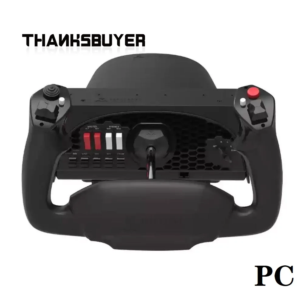 New Flight Controller YOKE-PC Version Joystick Alpha Flight Game Simulation Joystick for Honeycomb