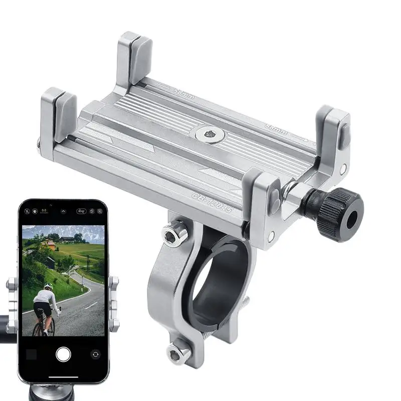 

Bicycle Phone Holder Bike Motorcycle Handlebar Clip Stand Mount Cell Phone Holder Bracket Rotatable Scooter Phone Clip 1pc