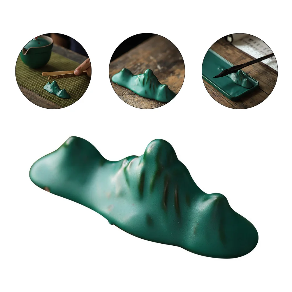 

Calligraphy Pen Rack Ceramic Brush Shelf Premium Material Excellent Workmanship for Painting Calligraphy Ceramic Pen Holder