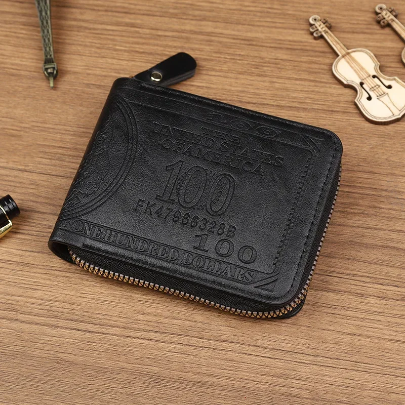 

Leather Men Wallet Dollar Price Wallet Casual Clutch Money Purse Bag Credit Card Holder Fashion New Billetera Hombre