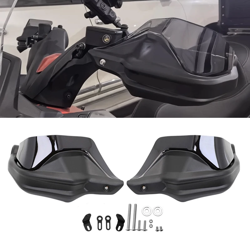 Carbon Black Handguards Shield Guards Windshield Hand Wind Protection For KYMCO ST250 S250 S400 S350 XCITING CT125 CT250 rks150
