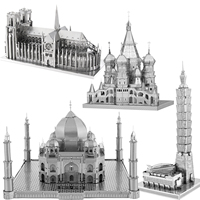 3D Metal Puzzle model kits DIY Laser Cut Puzzles Jigsaw Toy JSPT27