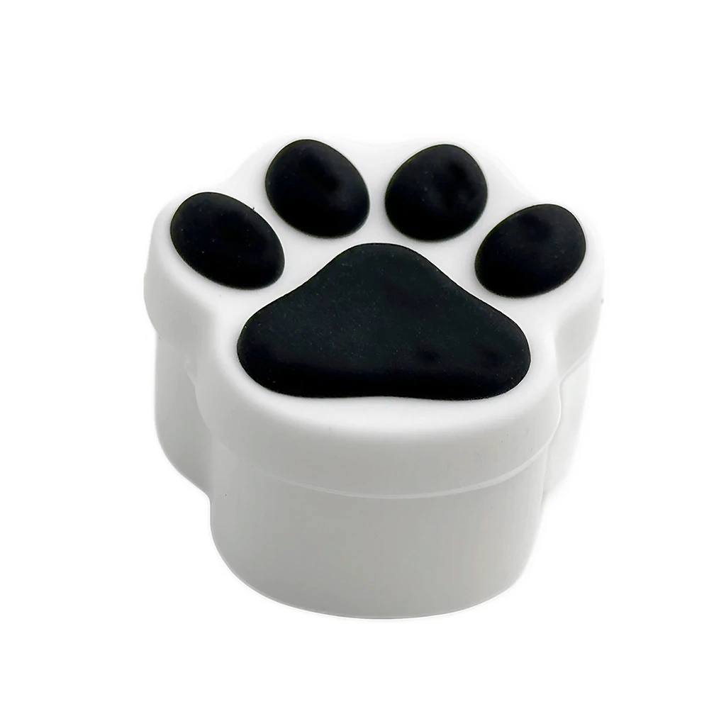 Cat Paw Case Jar 5ml Storage Box Mix Colors Nonstick Concentrate Container Oil Wax Case