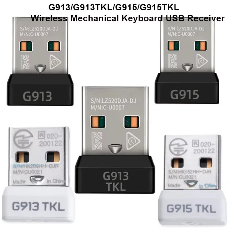 Logitech-Clavier de jeu sans fil, Dongle USB, Signal, Récepteur de souris, Adaptateur, Accessoires de remplacement, G913, G915, G913, TKL, G915, TKL