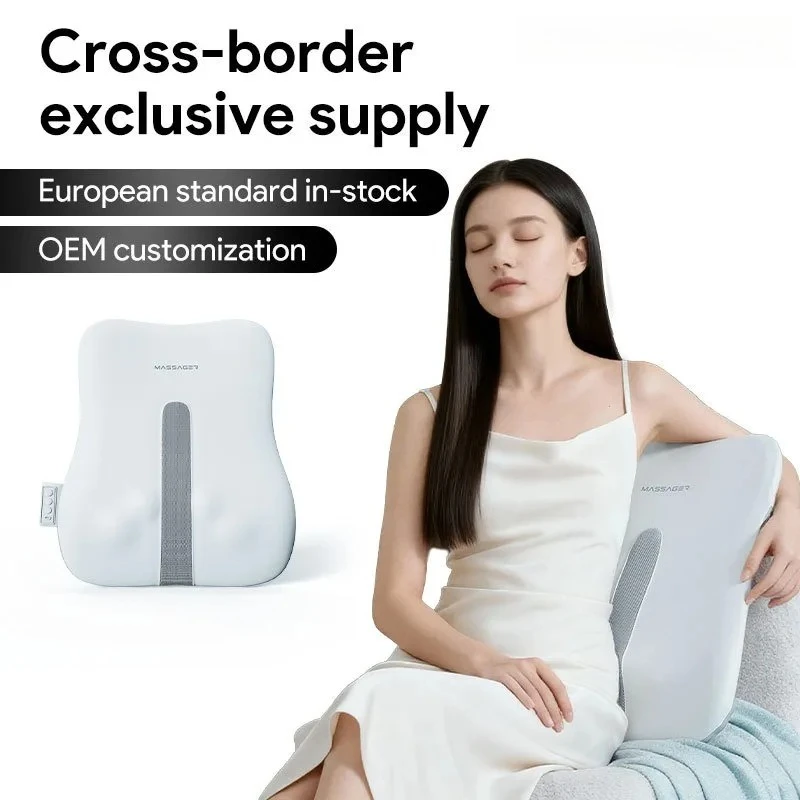 Slim Rail Move Car Massage Lumbar Support Neck Back Waist Kneading Massager