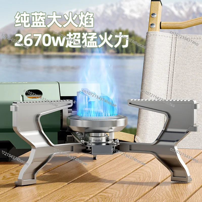Camping Cassette Stove Outdoor Portable Folding, Gas Cooker To Boil Water To Make Tea