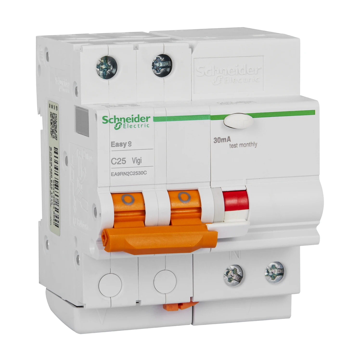

EA9RN2C2530CA EA9R 2P C25A 30mA A 2P | C | 30mA | 25A EA9R автоматический выключатель защиты от утечки