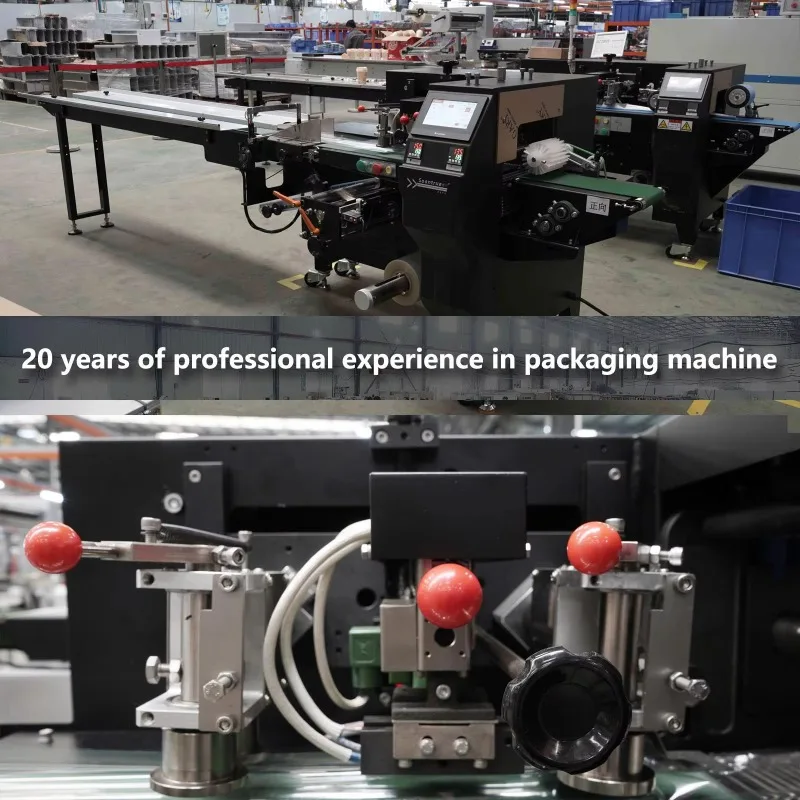 Customize Factory Direct Sales Automatic Pillow Packaging Machine Bakery Chicken Soap Packing Multi-function Packaging Machines