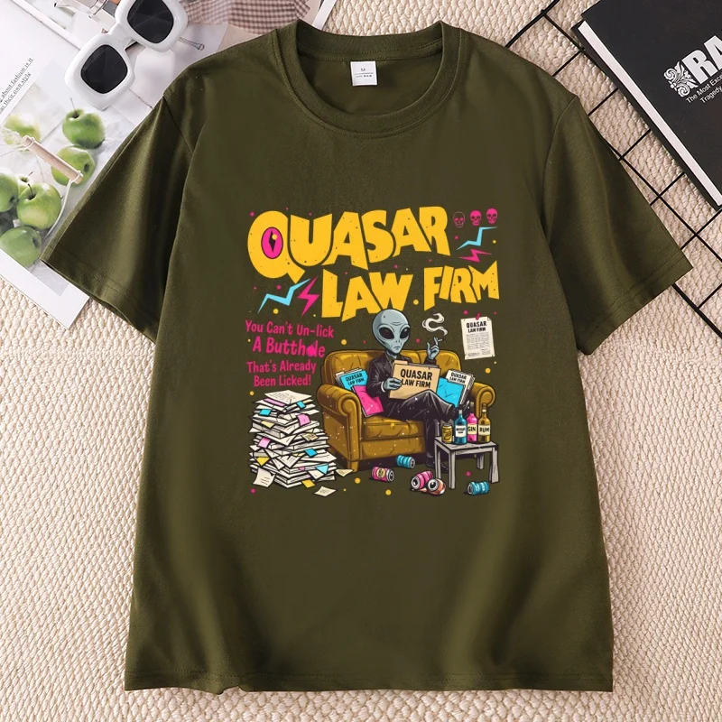 Quasar Law Firm Dungeon Crawler Carl T-Shirt für Männer und Frauen, grafisches T-Shirt, Sommer-Baumwolle, kurzärmelig, weiche T-Shirts, Streetwear – Detail 5