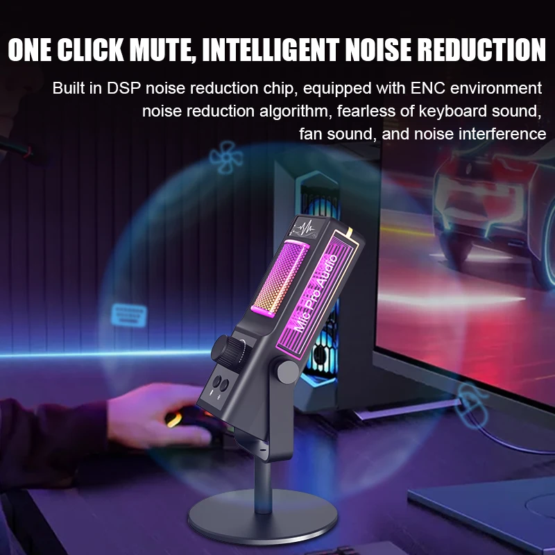 Rgb condenser microphone podca - Pc Gaming Online บทวิจารณ์และราคา