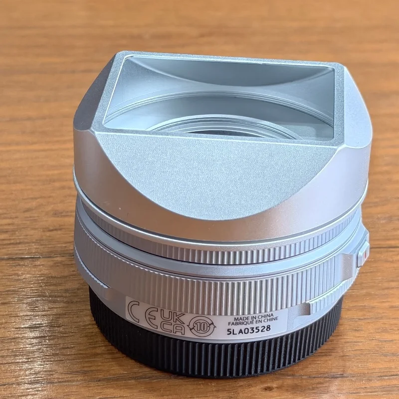 Metal Square Lens Hood With Metal Cap for Fujifilm Fujinon XF23mm F2.8 R WR - X-E5 Camera Accessories