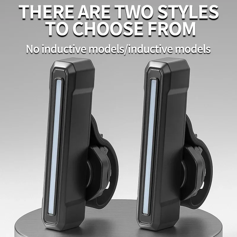 Fanale posteriore per bicicletta da guida notturna per mountain bike Illuminazione di emergenza Spia per strada Sensore freno ricaricabile Attrezzatura da ciclismo